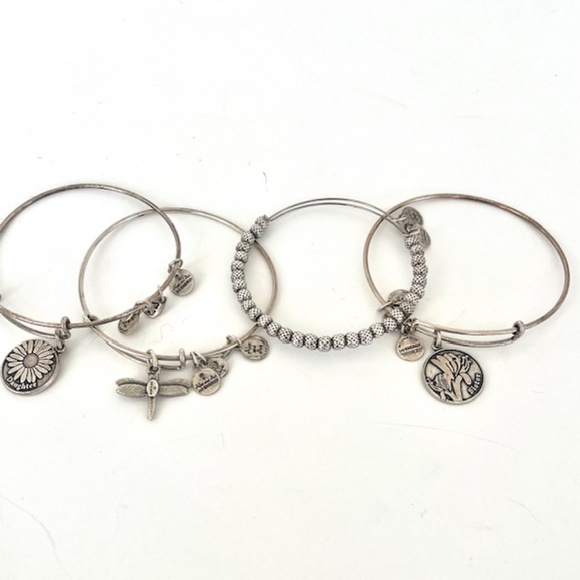 Alex and Ani Jewelry - Alex and Ani 4 silver Charmed Bracelets